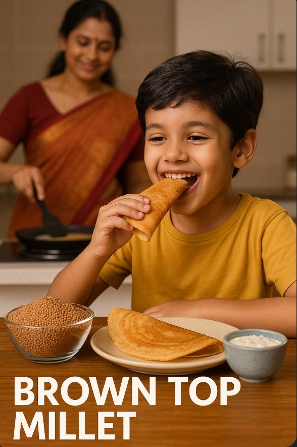 Brown Top Millet Dosa Batter Recipe