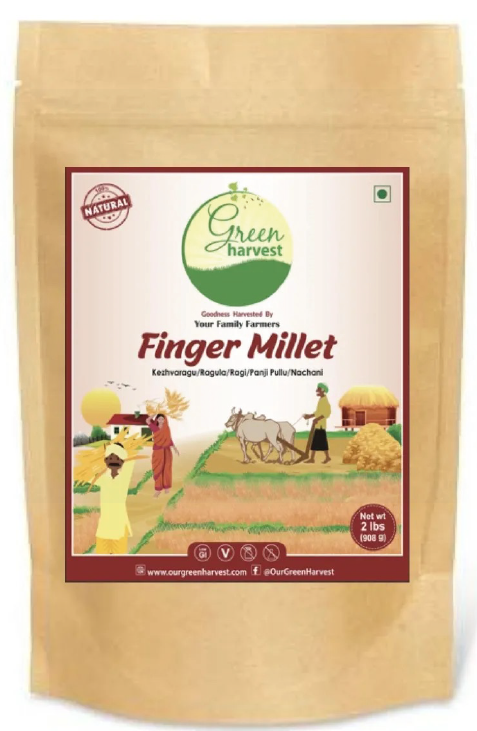 Finger Millet (2lbs, Unpolished)