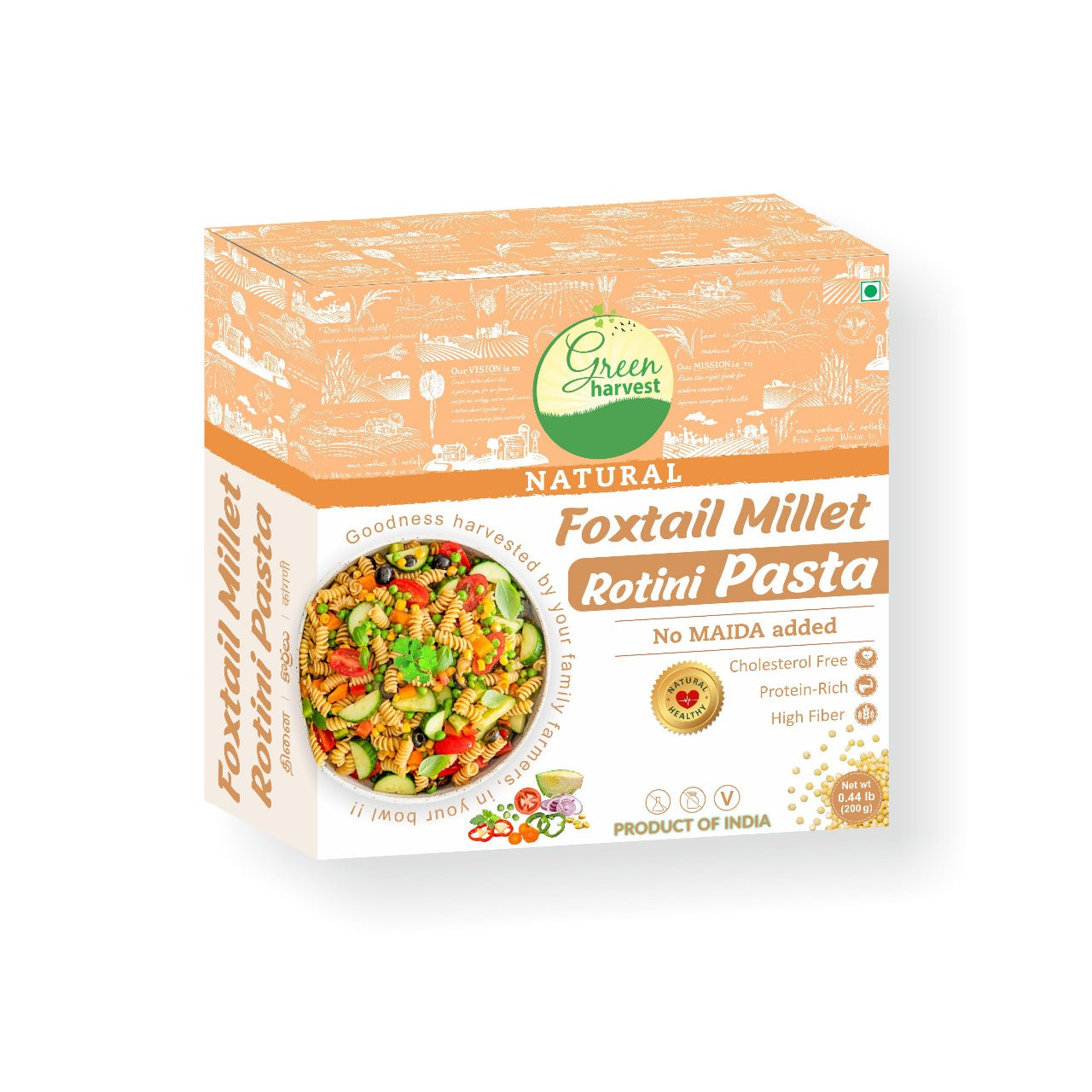 MEGA SAVER (5 Millet Pasta) Kodo, Foxtail, Barnyard, Little, MultiMillet with Masala Pack included - 5 packs