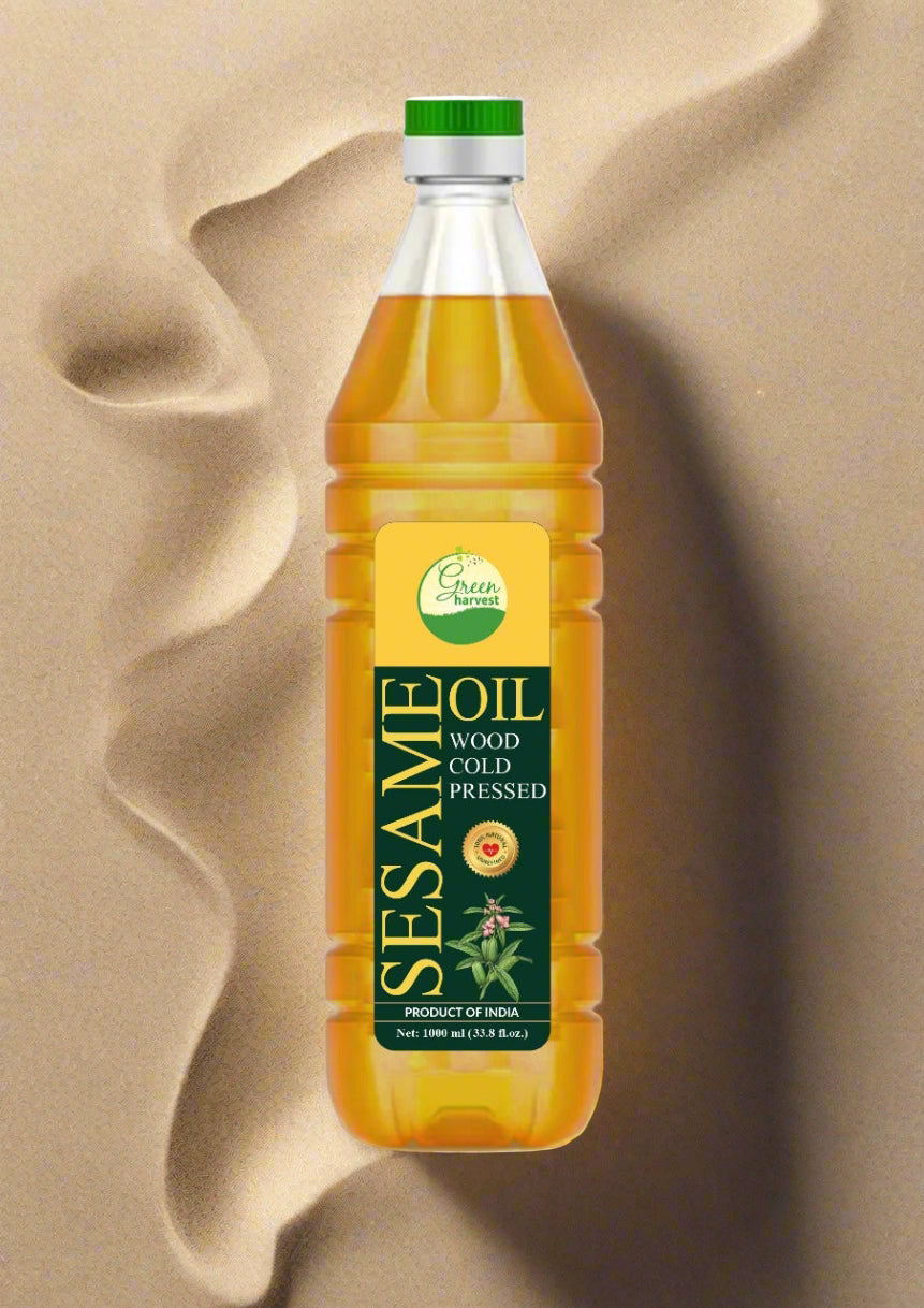 Cold Pressed, Unfiltered and Unrefined Sesame Oil