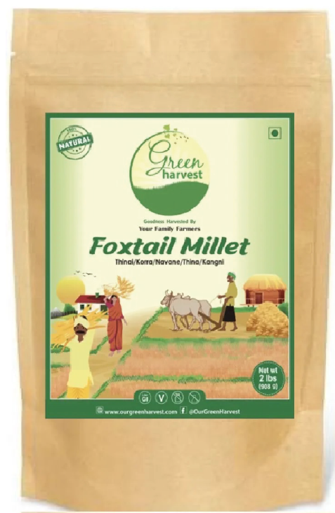 Foxtail Millet (2lbs, Unpolished)
